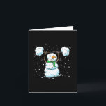 Carte Noel Poids Snowman Shirt Funny Snowma<br><div class="desc">Noel Poids Snowman Shirt Funny Snowman Gym</div>