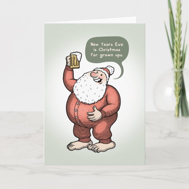 Carte Noël pour les adultes (Devant)