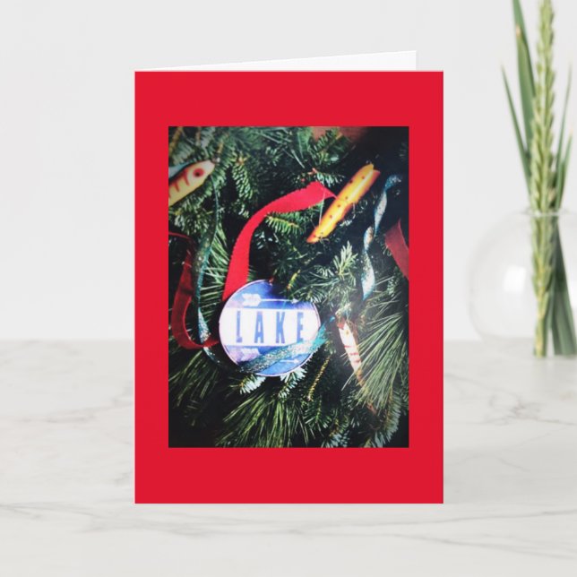 CARTE "NOËL REMERCIE" DU ***LAC*** (Devant)