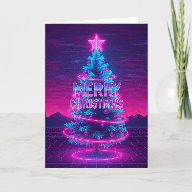 Carte Noël Rétro (Devant)