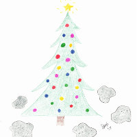 Noël - Rockin' Around the Christmas Tree Card