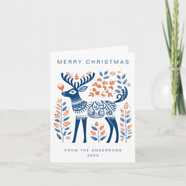 Carte Noël scandinave (Devant)
