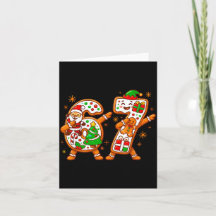 Carte Noël Six Sept Dabbing Cool Meme 67 Xmas Dab