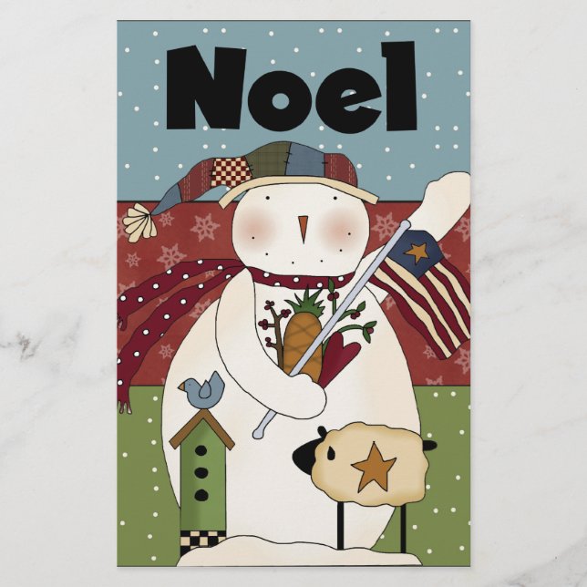 Carte Noel Snowman (Devant)