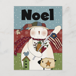 Carte Noel Snowman