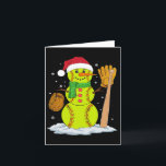 Carte Noël Snowman Softball Pitcher Boys Enfants Ados<br><div class="desc">Noël Snowman Softball Pitcher Boys Enfants Ados Noël</div>
