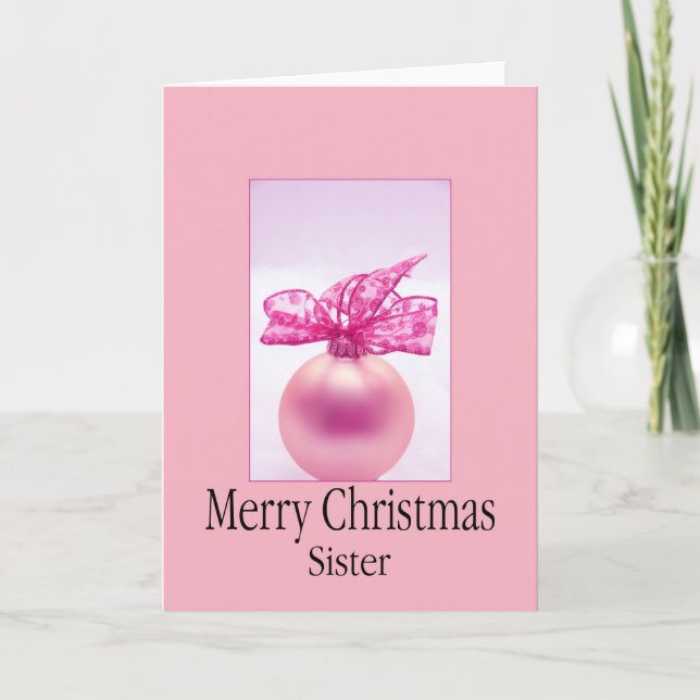 Carte Noël Soeur Merry (Devant)