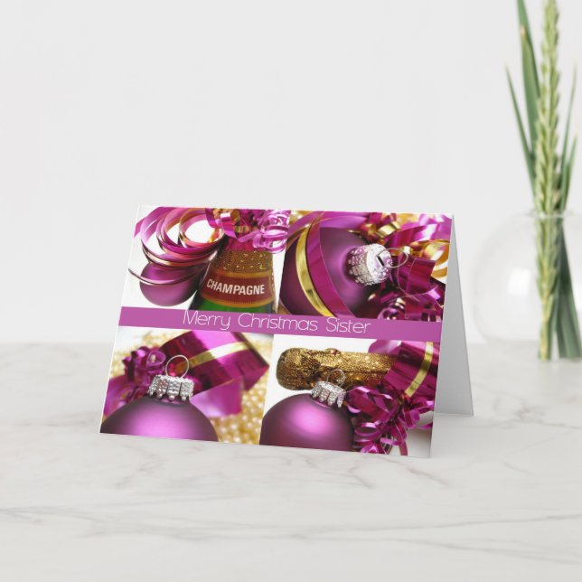 Carte Noël Soeur Merry (Devant)