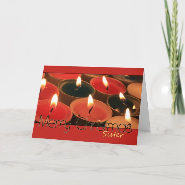 Carte Noël Soeur Merry (Devant)