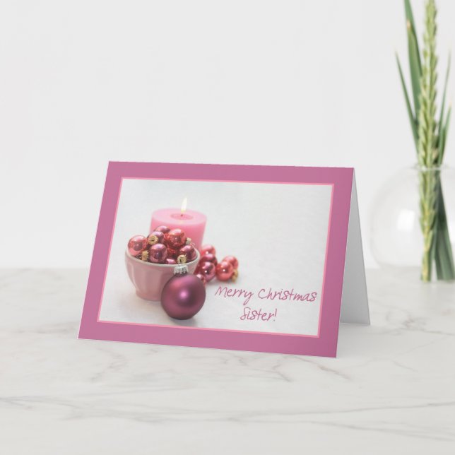 Carte Noël Soeur Merry (Devant)