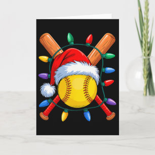 Carte Noël Softll Xmas Père Noël Chapeau de Sport Hommes