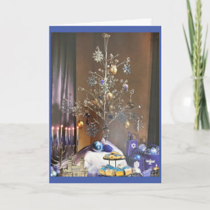 CARTE NOËL SOUHAITE À LA FAMILLE, AMIS ET BONHEUR