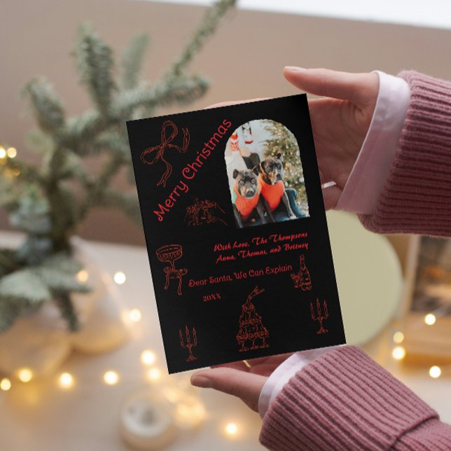 Carte Noël Whimsical manuscrit (Créateur téléchargé)