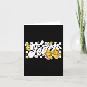 Carte Nœud Coquette Enseignant Remerciement Enseignant R