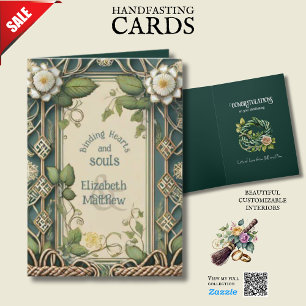 CARTE NOEUDS CELTIQUES IRLANDAIS PERSONNALISÉS