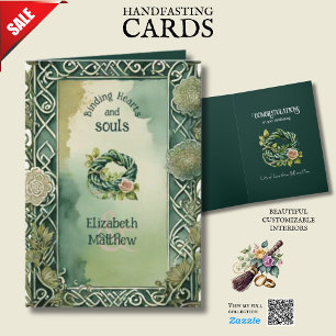 CARTE NOEUDS CELTIQUES IRLANDAIS PERSONNALISÉS