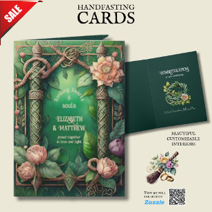 CARTE NOEUDS CELTIQUES IRLANDAIS PERSONNALISÉS