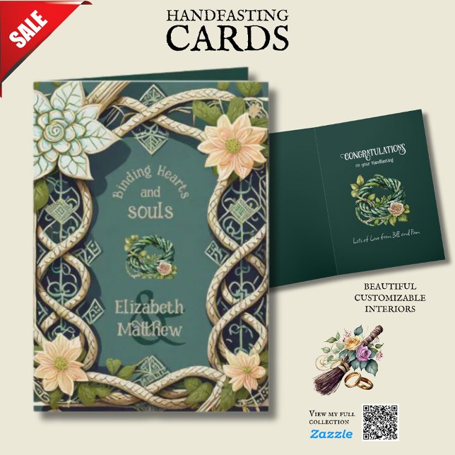 CARTE NOEUDS CELTIQUES IRLANDAIS PERSONNALISÉS (Créateur téléchargé)