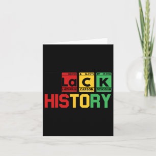 Carte Noir Histoire Mois Élément Périodique Tableau Afri