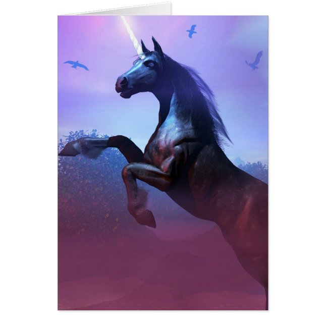 Carte noire et majestueuse (Devant)