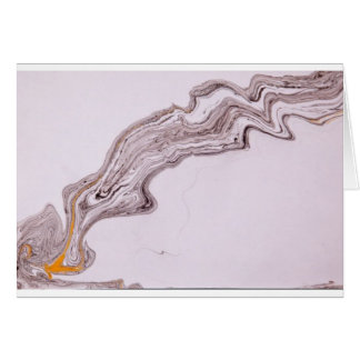 Carte noire et orange