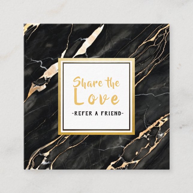 Carte noire unique de référence de client de (Devant)