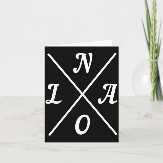 Carte Nola New Orleans Louisiana United States  (Devant)