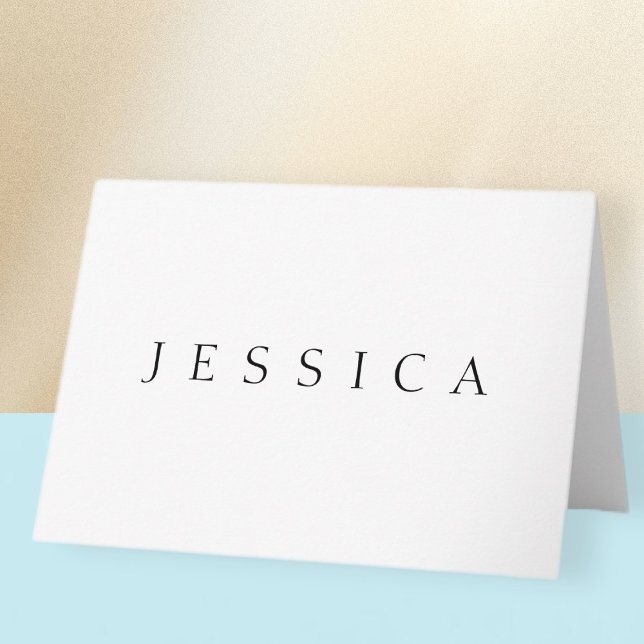 Carte Nom classique (ou mot) (Créateur téléchargé)