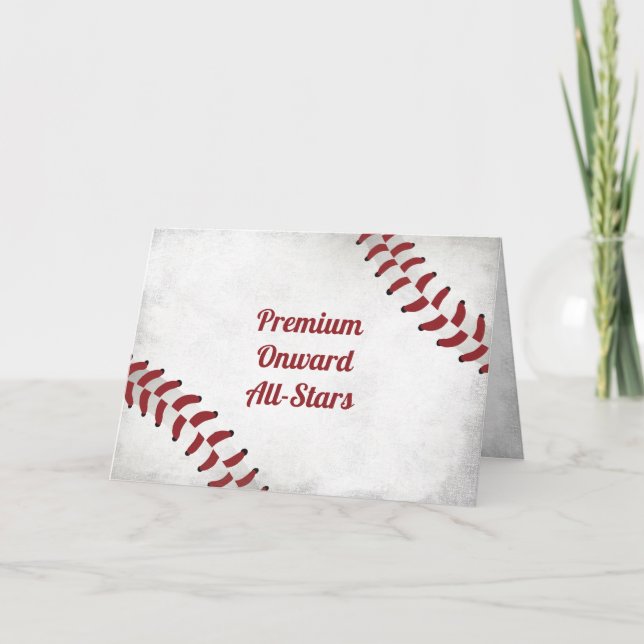 Carte Nom de l'équipe personnalisée Anniversaire Grand G (Devant)