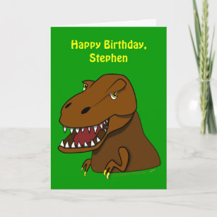 Cartes Dinosaure D Anniversaire Zazzle Fr