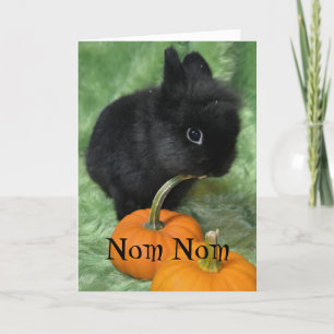 Carte Nom Nom Halloween Bunny Card
