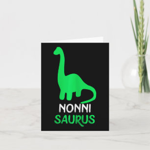 Carte Nonni-saurus drôle Dino Dinosaure Nonnisaurus