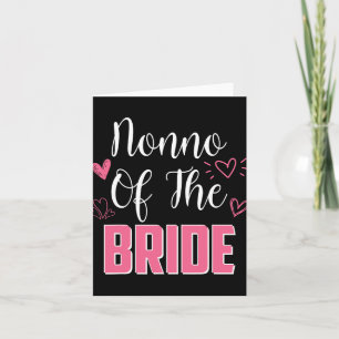 Carte Nonno De La Femme De Mariage De Famille Mariée De