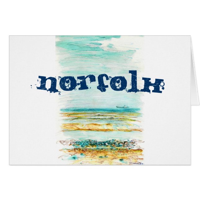 Carte Norfolk (Devant horizontal)