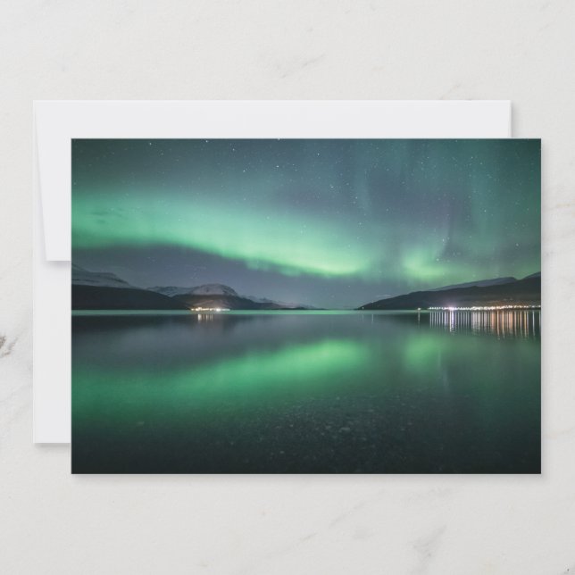 Carte Northern Lights en Norvège (Devant)