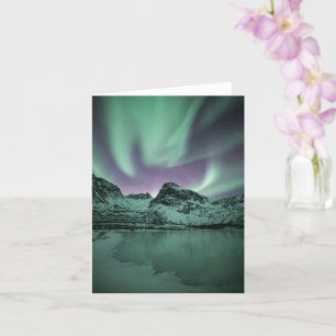 Carte Northern Lights Nature Photo