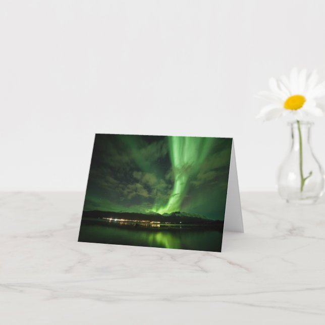 Carte Northern Lights Nature Photo (Petite plante)