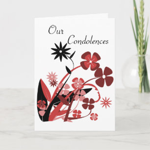 Carte Nos condoléances