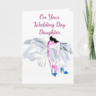 CARTE NOS **SOUHAITS POUR VOTRE MARIAGE*** FILLE