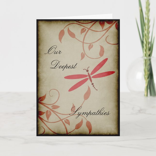 Carte Nos sympathies plus profondes (Devant)