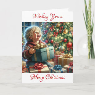 Carte Nostalgie du matin de Noël à l'ancienne