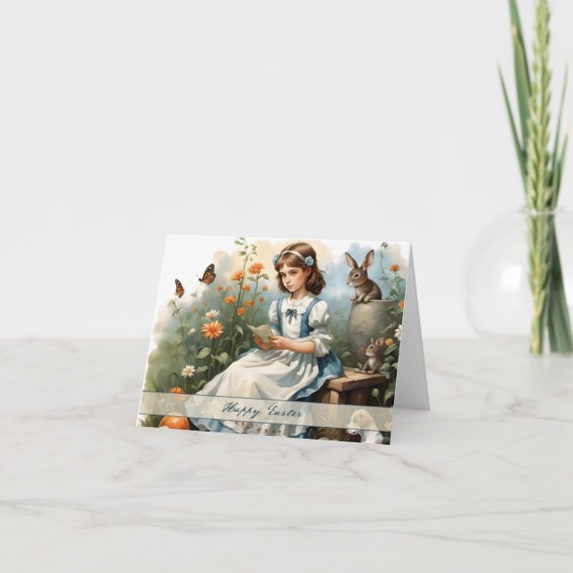 Carte Nostalgique de Pâques (Devant)