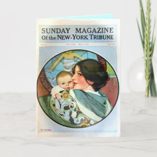 Carte nostalgique du jour de mère