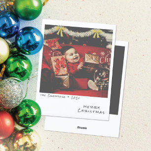 Carte Nostalgique Instant Photo Christmas