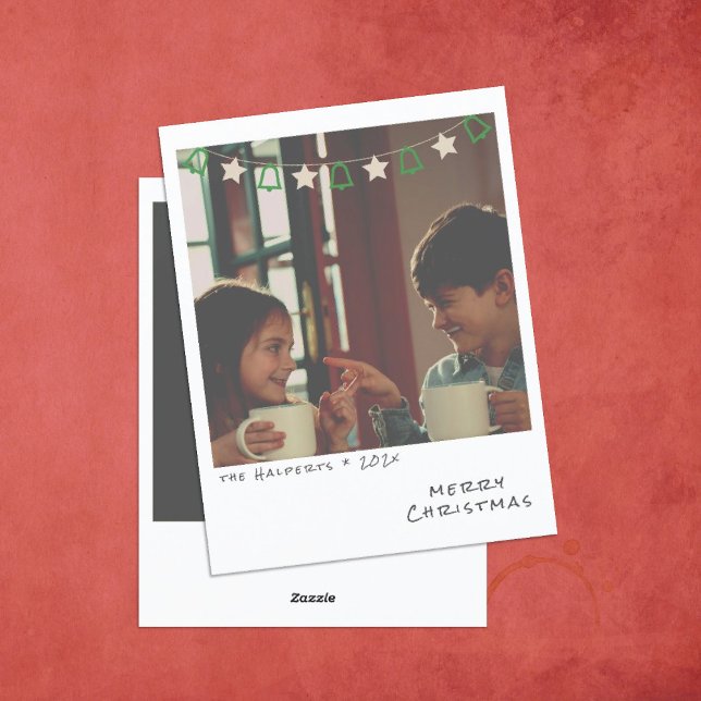 Carte Nostalgique Instant Photo Christmas (Créateur téléchargé)