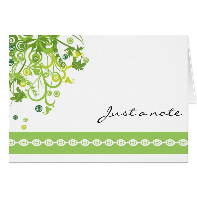 Carte Note (Devant Horizontal)
