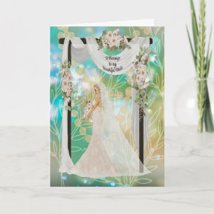 Carte Note à l'épouse du mari le jour du mariage