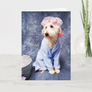 Carte Note Card - we girls are rare - Kati's Collections