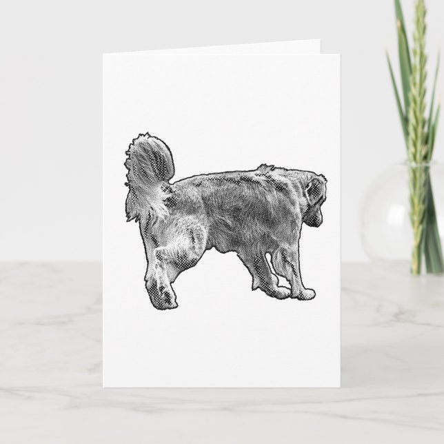 Carte Note Chaude, Marche Pointillée (Devant)