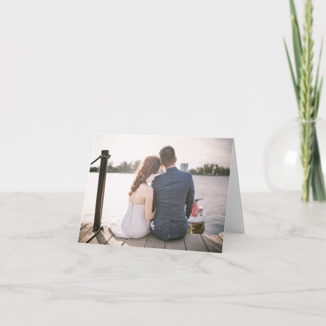 Carte Note de photo personnalisée (Devant)